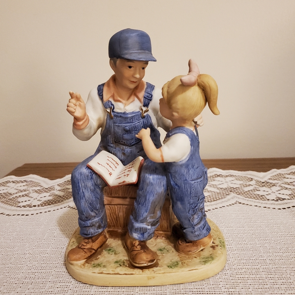 Homco Denim Days "Grandpa's Story" #8894